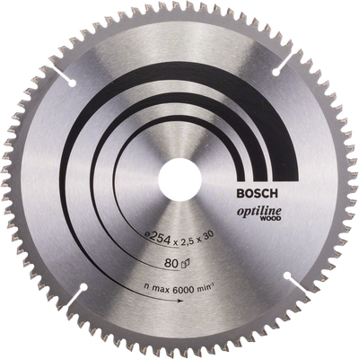 Пильний диск 254х30 Bosch OPTILINE WOOD (2608640437) 2608640437 фото