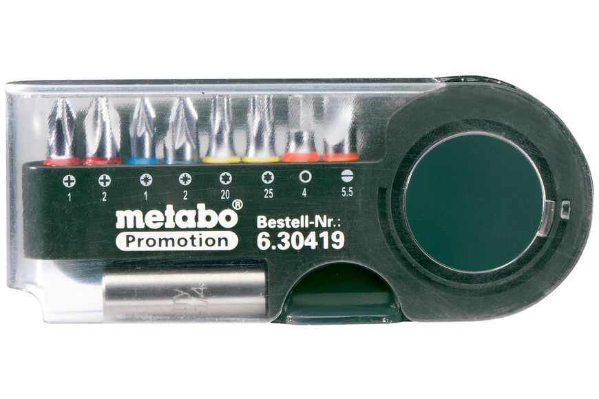 Набір біт Metabo SP Promotion 9 шт (630419000) 630419000 фото