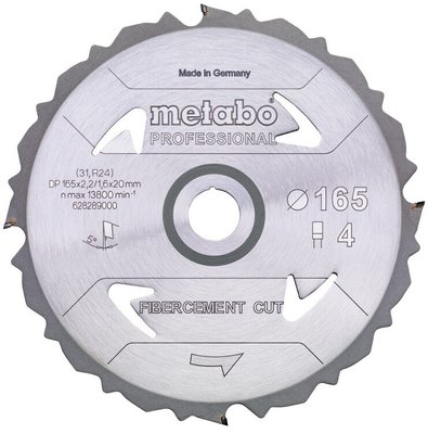 Пильний диск Metabo Fibercement cut PCD 190х2.2/1.6x30 (628297000) 628297000 фото