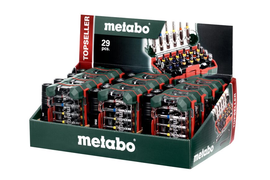 Набір біт Metabo SP 29 шт з ліхтариком 626721000 фото