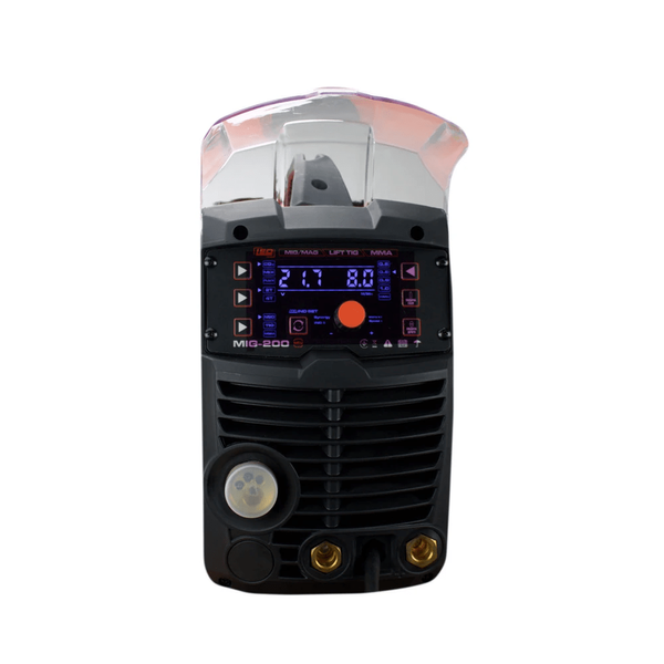 Інверторний зварювальний напівавтомат GTM MIG-200ES LED 50661 фото