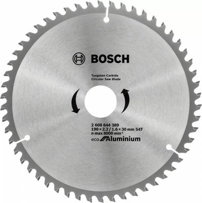 Пильний диск Bosch ECO ALU/Multi 190x30 (2608644389) 2608644389 фото