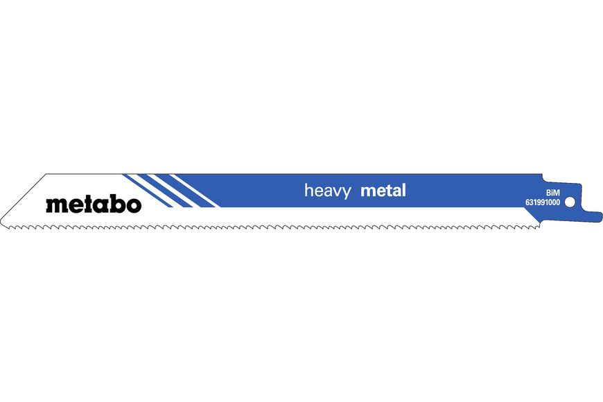 Полотно для шабельних пил Metabo «HEAVY METAL» 200х1.25 мм 5шт (631991000) 631991000 фото
