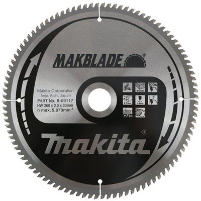 Пильний диск Makita MAKBlade 260 мм B-09117 фото