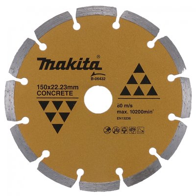 Алмазний диск Makita 150х22.23 мм B-06432 фото