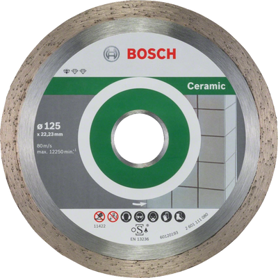 Алмазний диск Bosch Standard for Ceramic 125х22.23 10 шт (2608603232) 2608603232 фото