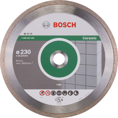 Алмазний диск Bosch Standard for Ceramic 230х22,23 мм (2608602205) 2608602205 фото