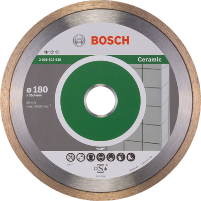 Алмазний диск Bosch Standard for Ceramic 180х25,4 мм (2608602536) 2608602536 фото
