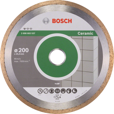 Алмазний диск Bosch Standard for Ceramic 200х25,4 мм (2608602537) 2608602537 фото