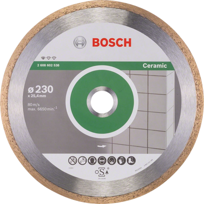 Алмазний диск Bosch Standard for Ceramic 230х25,4 мм (2608602538) 2608602538 фото