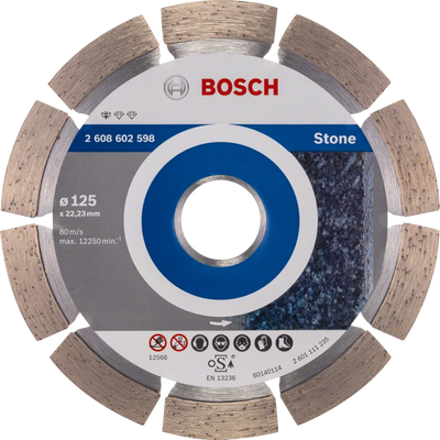 Алмазний диск Bosch Standard for Stone 125х22,23 мм (2608602598) 2608602598 фото
