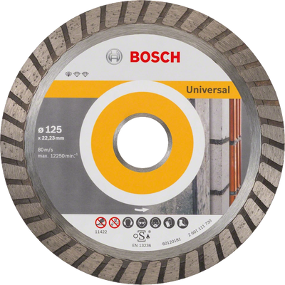Алмазний диск Bosch Standard for Universal Turbo 125х22.23 10 шт (2608603250) 2608603250 фото