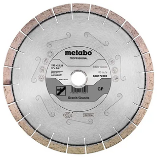 Алмазный отрезной круг Metabo Professional GP 230x22,23 мм (628577000) 628577000 фото