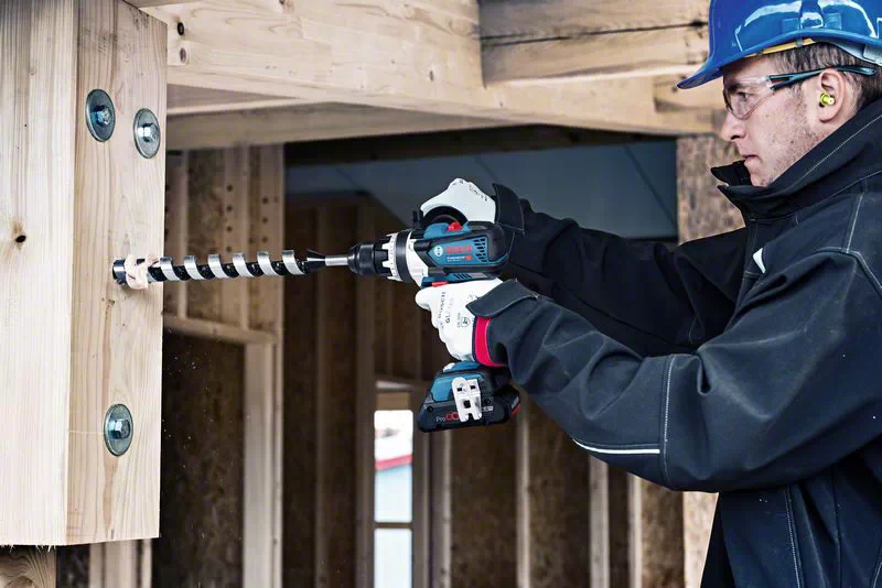 Аккумуляторная дрель-шуруповерт ударная BOSCH GSB 18V-110 C Professional Solo (без АКБ и ЗУ) (06019G030A) 06019G030A фото
