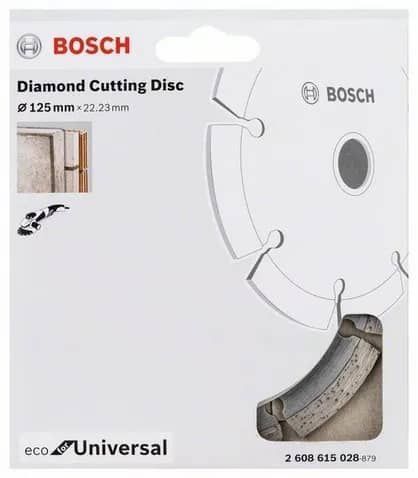 Алмазний диск Bosch ECO Universal 125х22,23 (2608615028) 2608615028 фото