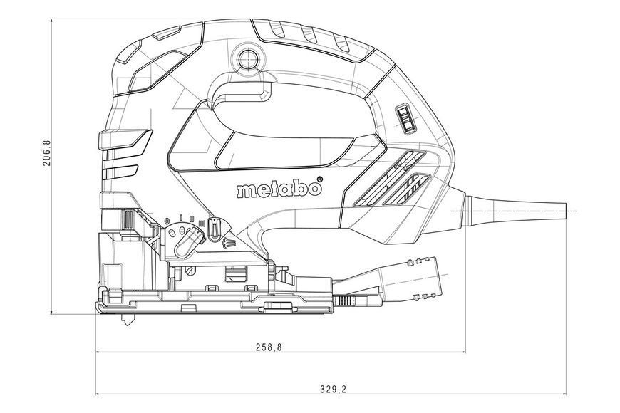 Електричний лобзик Metabo STEB 140 Plus (601404500) 601404500 фото