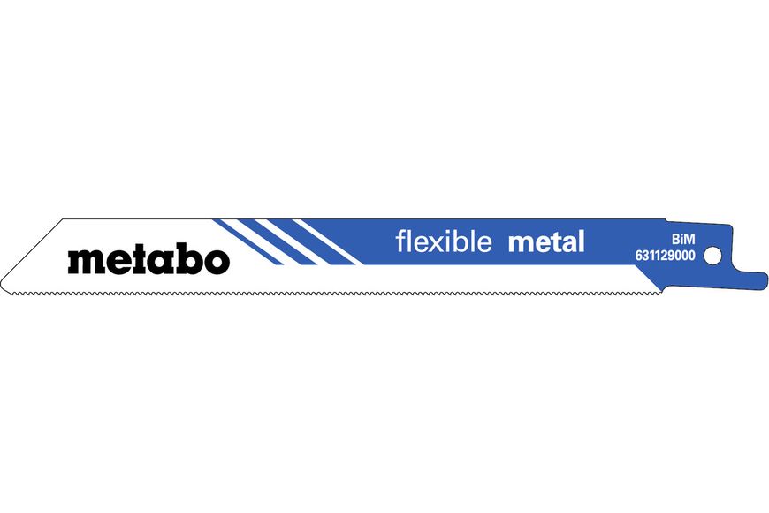 Полотно для шабельних пил Metabo «FLEXIBLE METAL» 150х0.9 мм 2шт (631129000) 631129000 фото