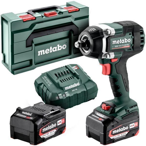 Акумуляторний ударний гайковерт Metabo SSW 18 LTX 800 BL (602403650) 602403650 фото