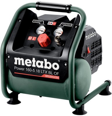 Аккумуляторный компрессор Metabo Power 160-5 18 LTX BL OF (без АКБ) (601521850) 601521850 фото