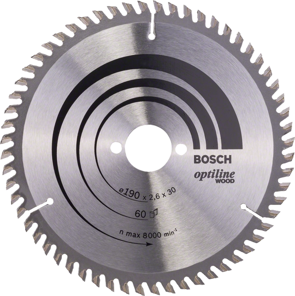 Пильний диск Bosch OPTILINE WOOD 190х30 (2608641188) 2608641188 фото
