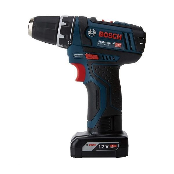 Аккумуляторный шуруповерт Bosch GSR 12V-15, набор бит и сверл (0615990G6L) 0615990G6L фото