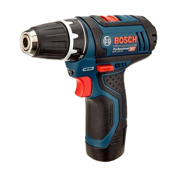 Аккумуляторный шуруповерт Bosch GSR 12V-15, набор бит и сверл (0615990G6L) 0615990G6L фото