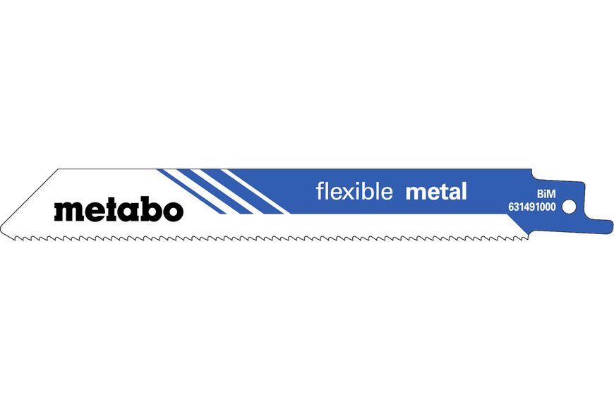 Полотно для шабельних пил Metabo «FLEXIBLE METAL» 150х0.9 мм 2шт (631093000) 631093000 фото