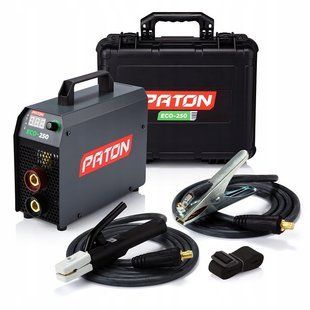 Зварювальний інверторний апарат Paton ECO-250 + Case (1012025013) 1012025013 фото