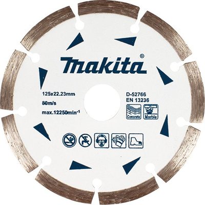 Алмазный диск Makita 125х22.23 мм D-52766 фото
