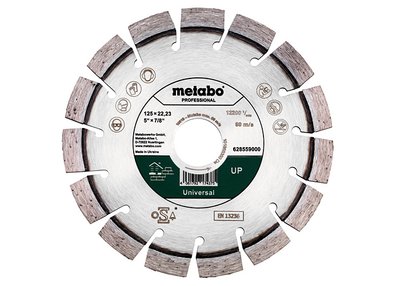 Алмазный отрезной круг Metabo Professional UP 125x22,23 мм (628559000) 628559000 фото