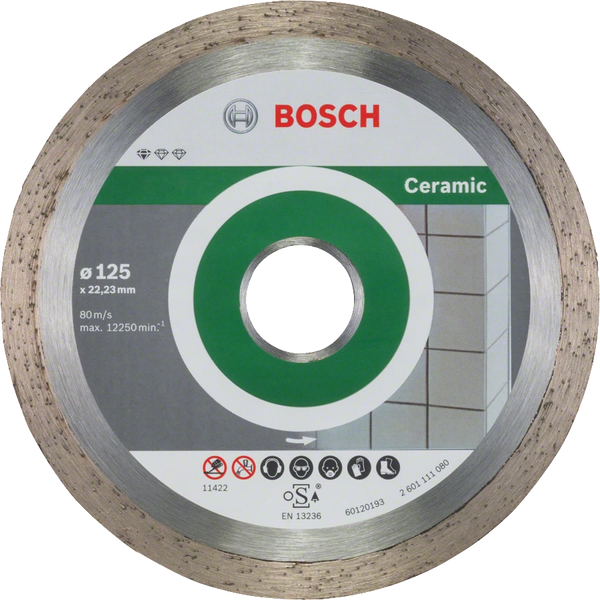 Алмазный диск Bosch Standard for Ceramic 125х22.23 10 шт (2608603232) 2608603232 фото