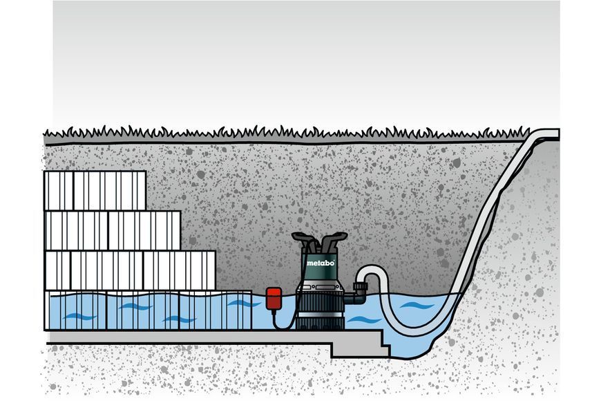 Комбинированный погружной насос Metabo TPS 14000 S COMBI (0251400000) 0251400000 фото
