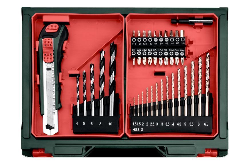Аккумуляторная дрель-шуруповерт Metabo PowerMaxx BS Basic Set (600080710) 600080710 фото