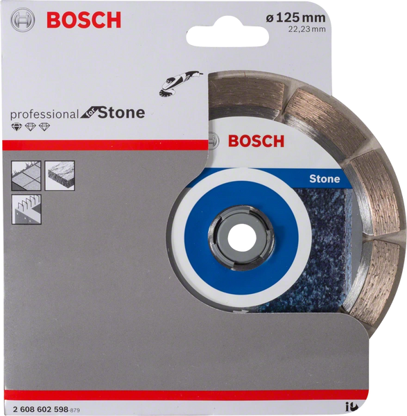 Алмазный диск Bosch Standard for Stone 125х22,23 мм 10 шт (2608603236) 2608603236 фото