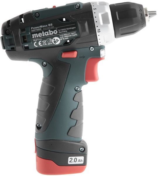 Аккумуляторная дрель-шуруповерт Metabo PowerMaxx BS Basic (600984000) 600984000 фото