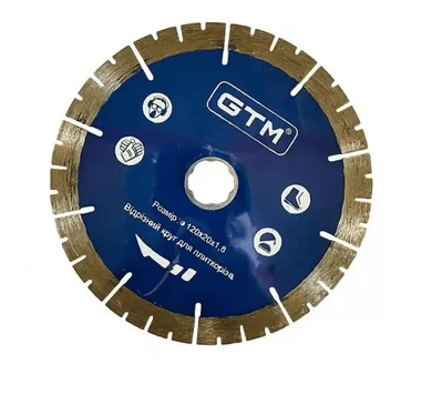 Алмазний диск GTM C120 120*1.8*20 38981 фото
