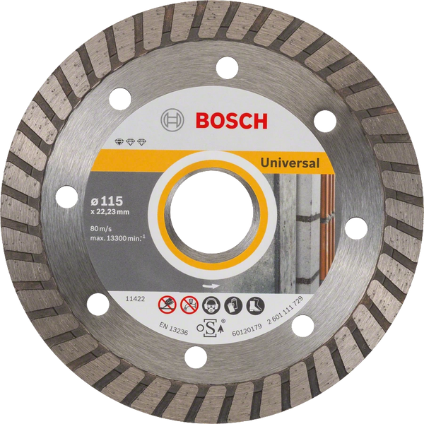 Алмазный диск Bosch Standard for Universal Turbo 115х22.23 (2608602393) 2608602393 фото